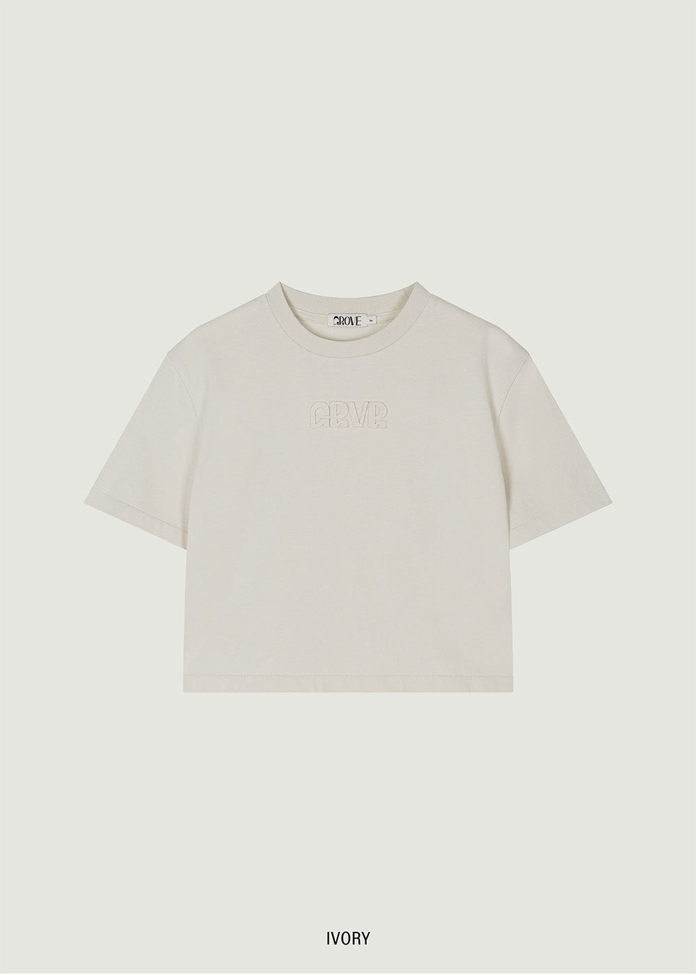 GRVR APPLIQUE T-SHIRT