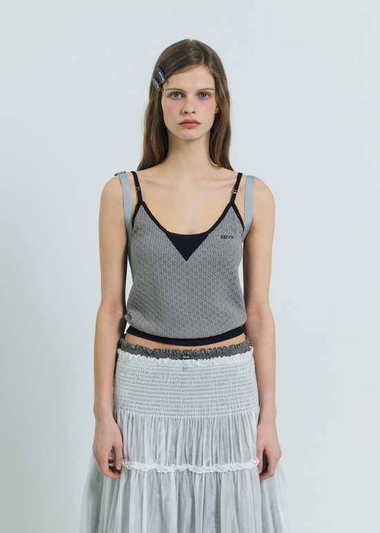 CLORIN KNIT SLEEVELESS