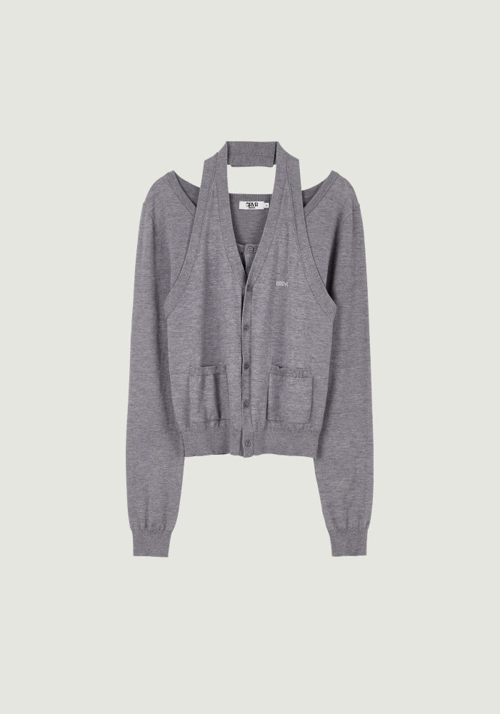 TILDA HALTER CARDIGAN