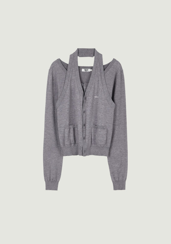 TILDA HALTER CARDIGAN