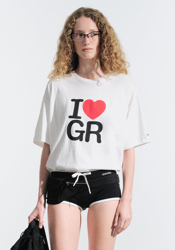 I LOVE GR T-SHIRT OVER-FIT