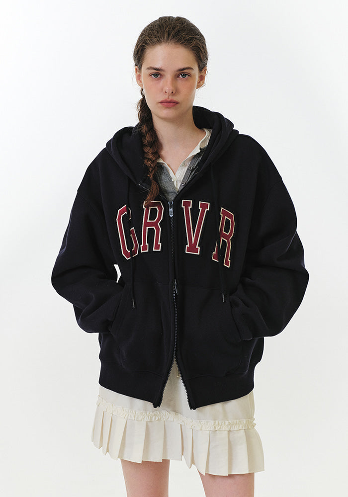 GRVR OVER HOODIE ZIP-UP