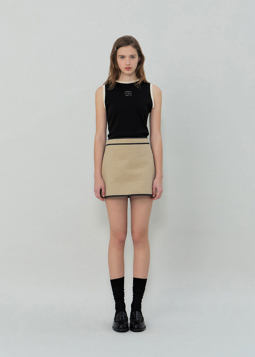 GR RINGER SLEEVELESS TOP