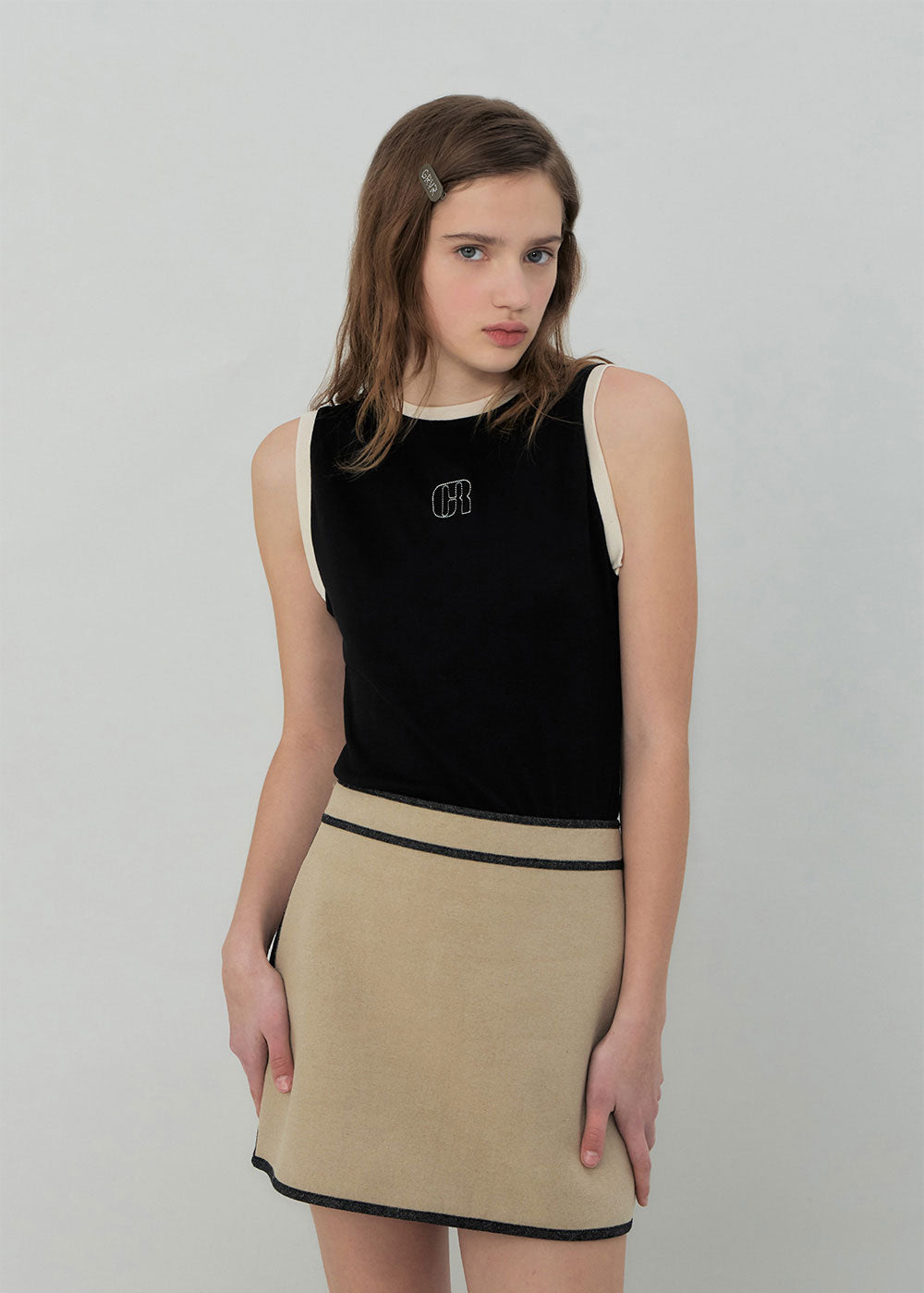 GR RINGER SLEEVELESS TOP