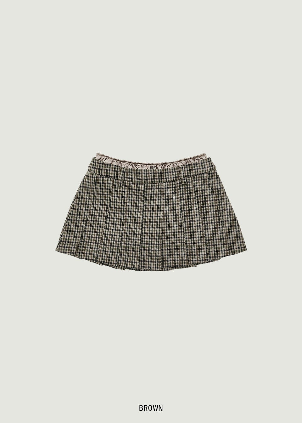 HAZE CHECK SKIRT
