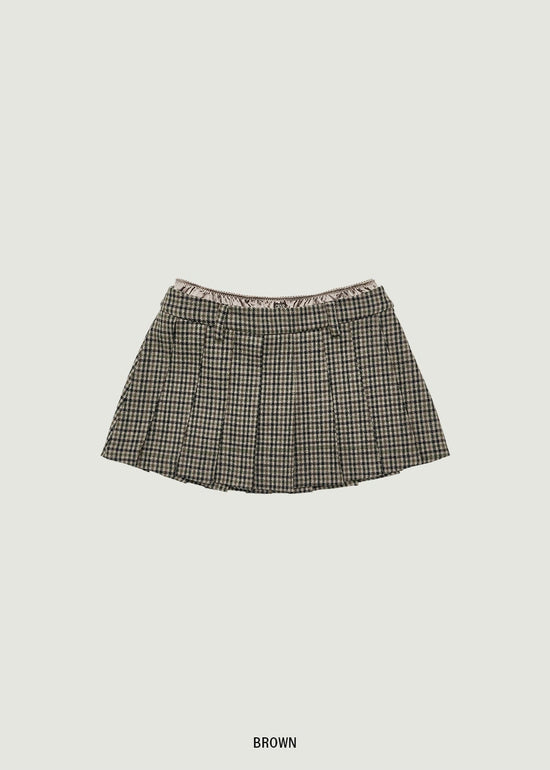 HAZE CHECK SKIRT