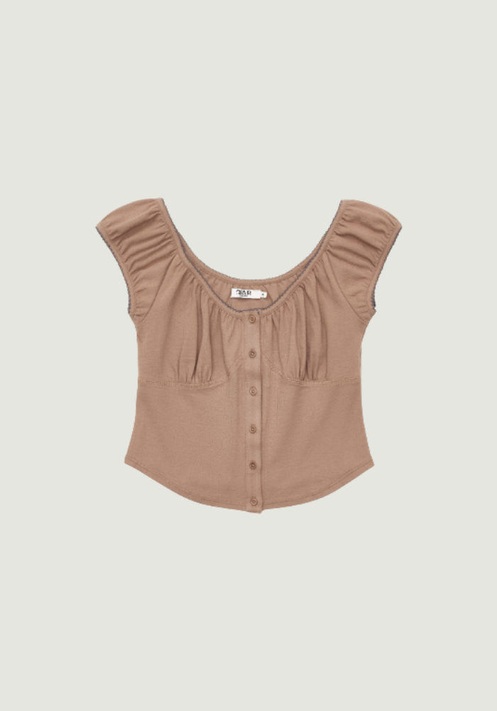 APRIL U-NECK T-SHIRT