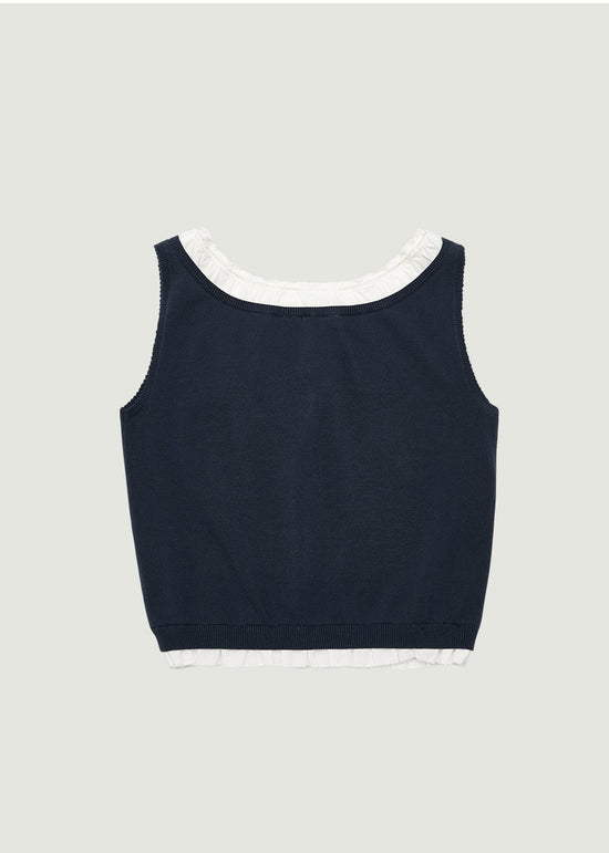 LEAF SLEEVELESS