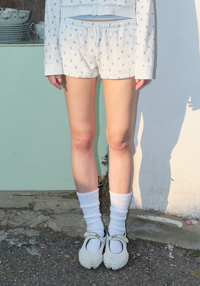GRVB_FLOWER TERRY SHORTS