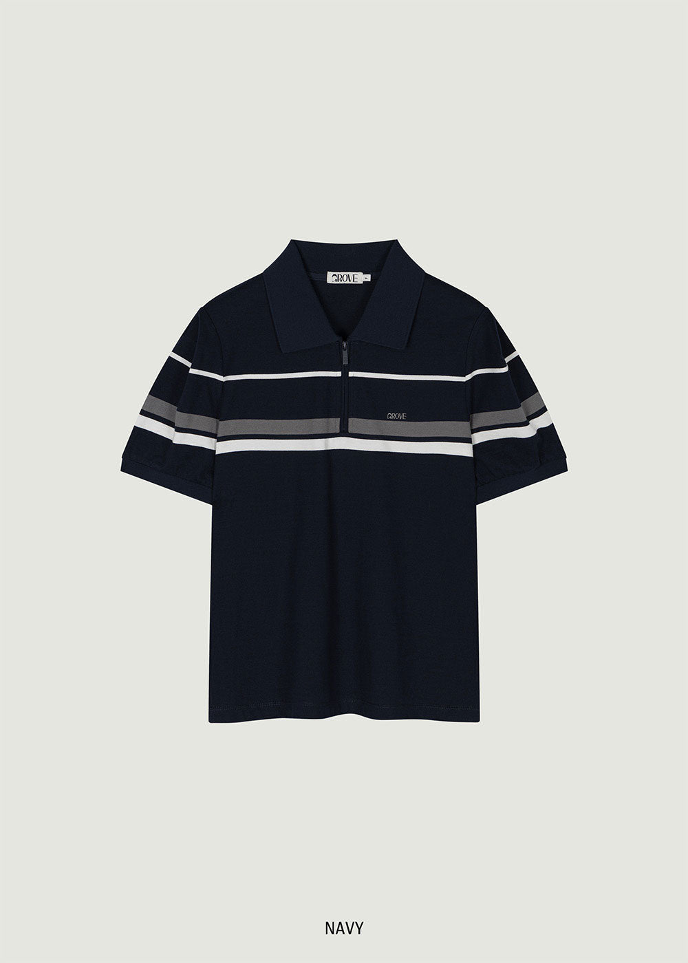 LIAM HALF ZIP-UP COLLAR T-SHIRT