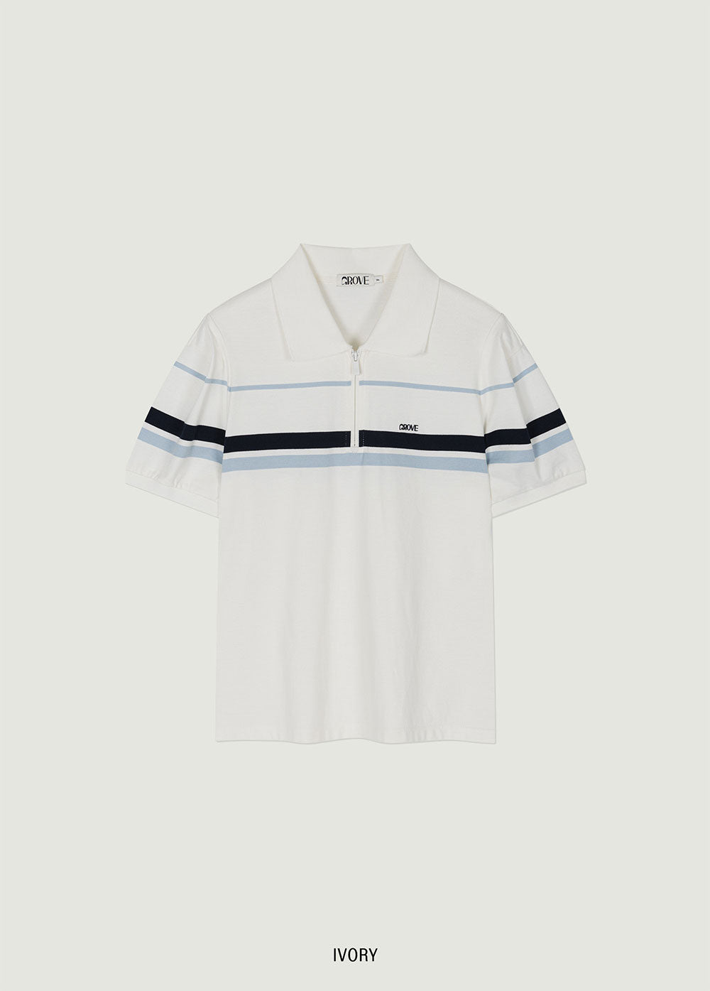 LIAM HALF ZIP-UP COLLAR T-SHIRT