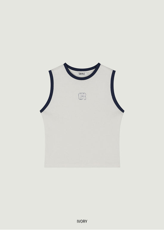 GR RINGER SLEEVELESS TOP