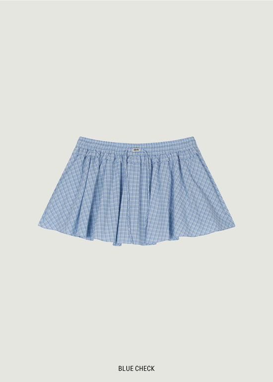 MADISON CHECK SKIRT-PANTS