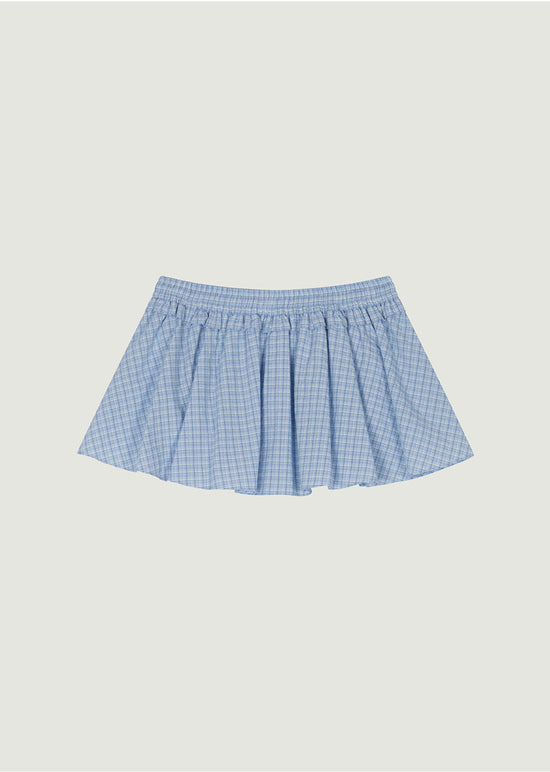 MADISON CHECK SKIRT-PANTS
