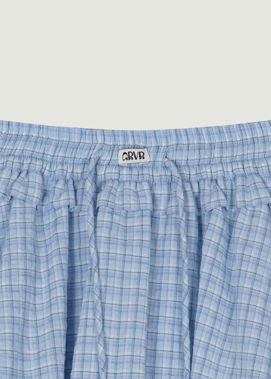 MADISON CHECK SKIRT-PANTS