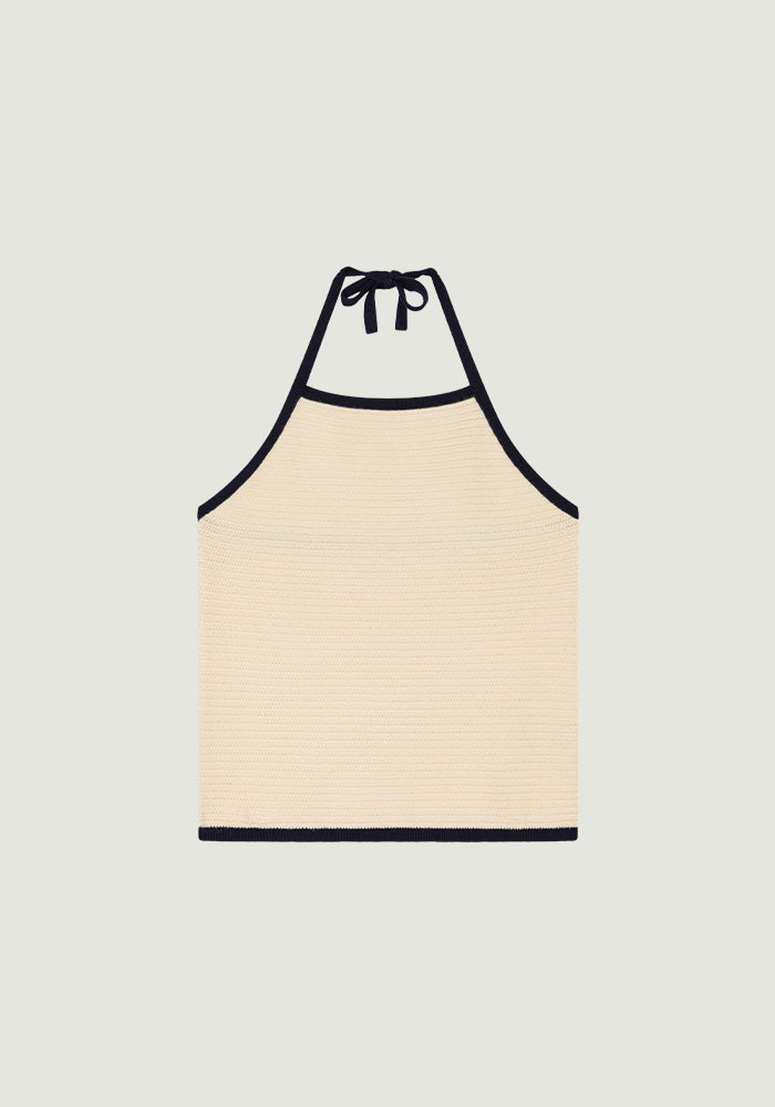 AIRY HALTERNECK TOP
