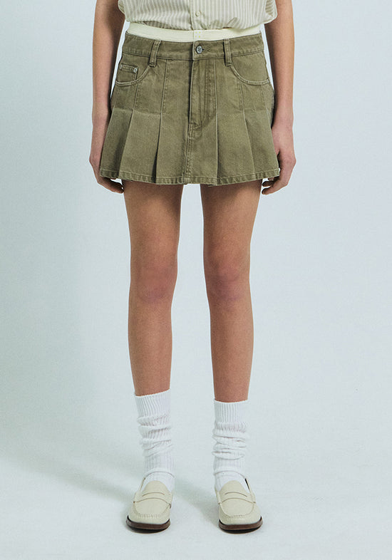 TASHA DENIM SKIRT PANTS