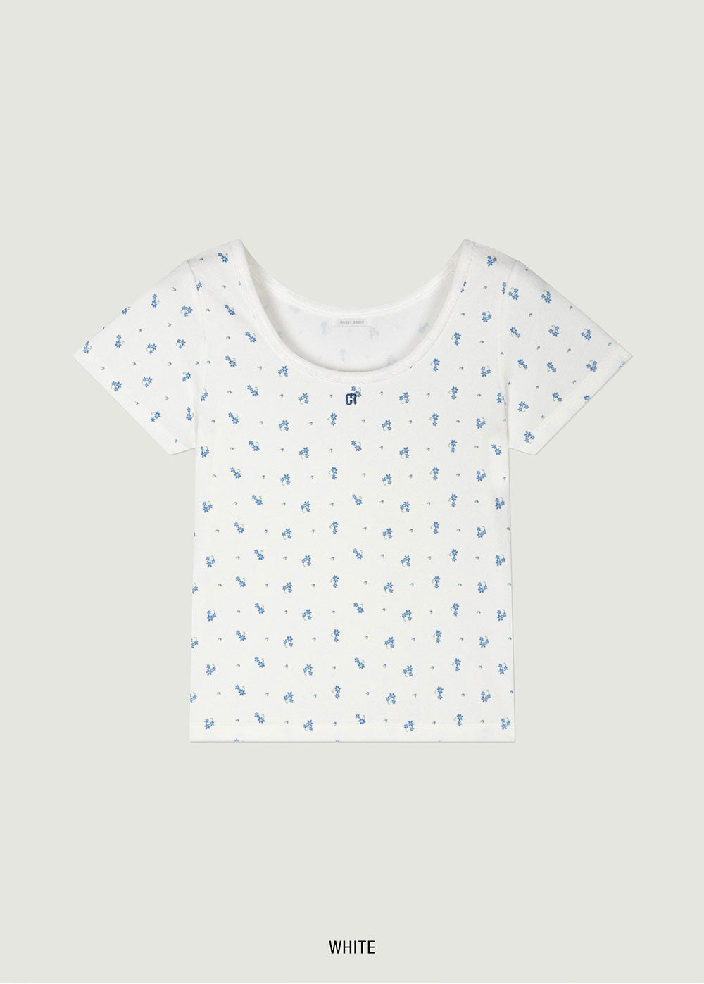 GRVB_FLOWER TERRY T-SHIRTS