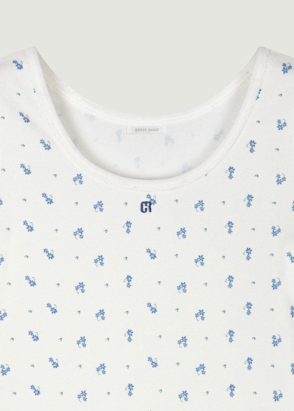 GRVB_FLOWER TERRY T-SHIRTS