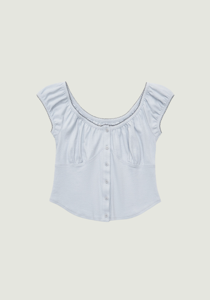 APRIL U-NECK T-SHIRT