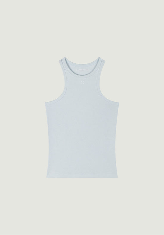 GRVB_25SS RIB HALTER-NECK SLEEVELESS