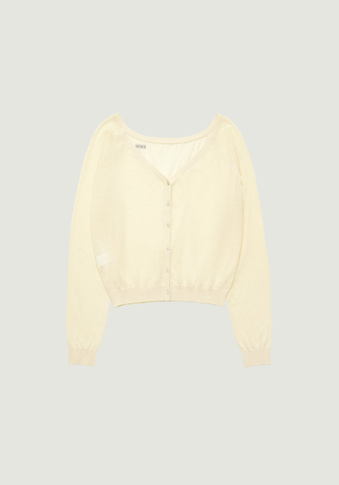 COLETTE OFF-SHOULDER CARDIGAN – GRVR