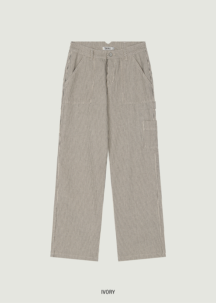 CORA STRIPE WORK PANTS