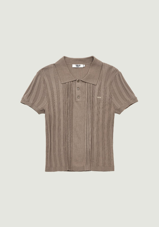 PETAL COLLAR KNIT