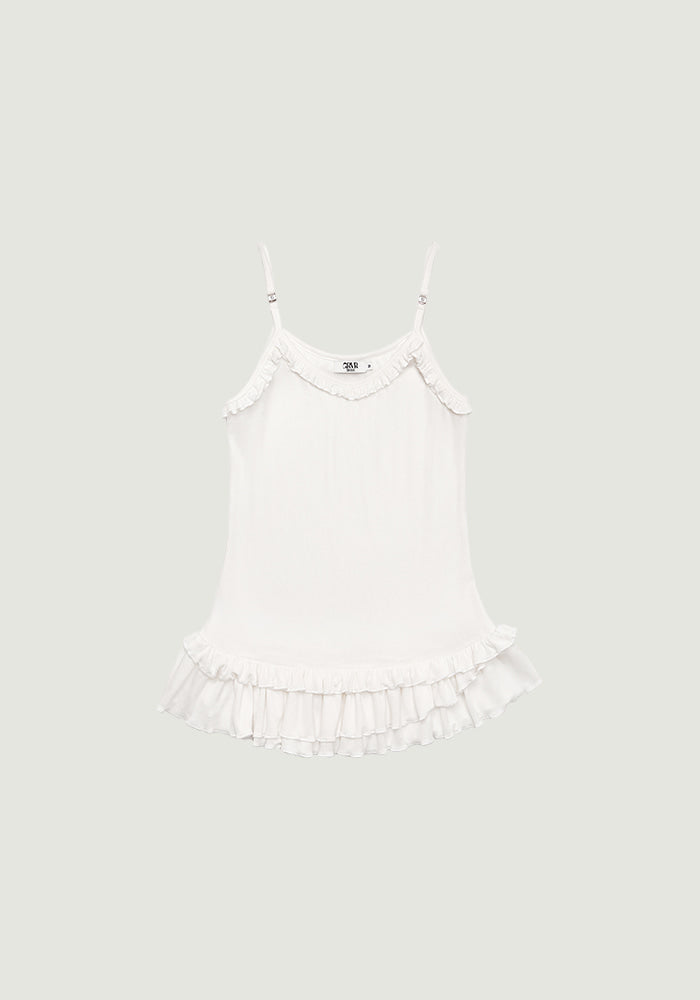 LIV FRILL SLEEVELESS