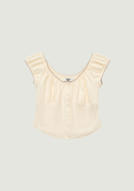 APRIL U-NECK T-SHIRT