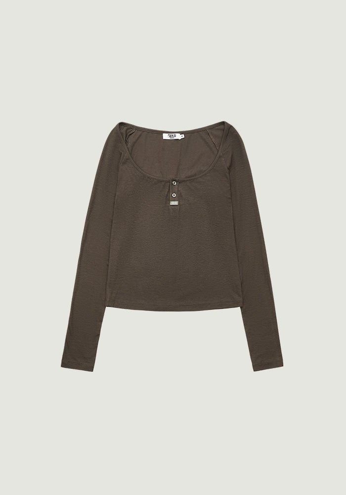 LIV HENRY NECK T-SHIRT