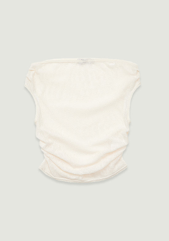 CLOUD LACE OFF-SHOULDER T-SHIRT