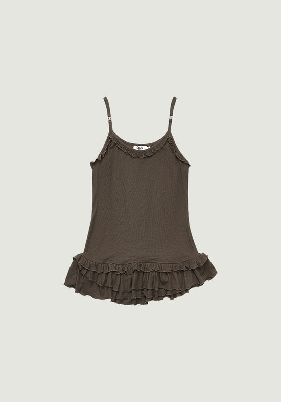 LIV FRILL SLEEVELESS