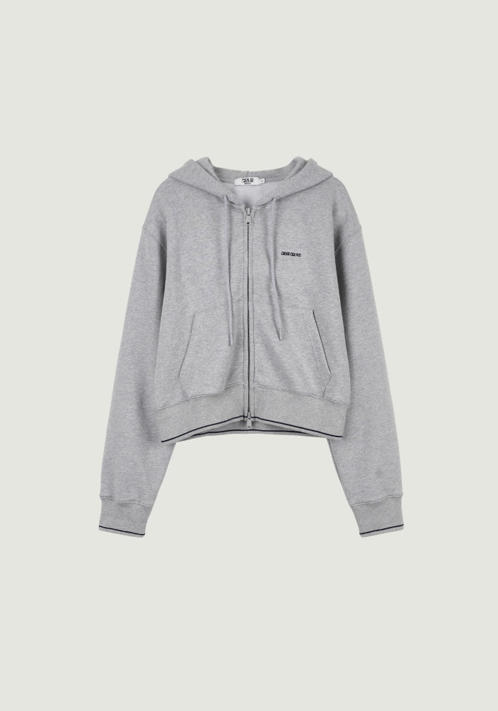 BETTE CROP HOOD ZIP-UP