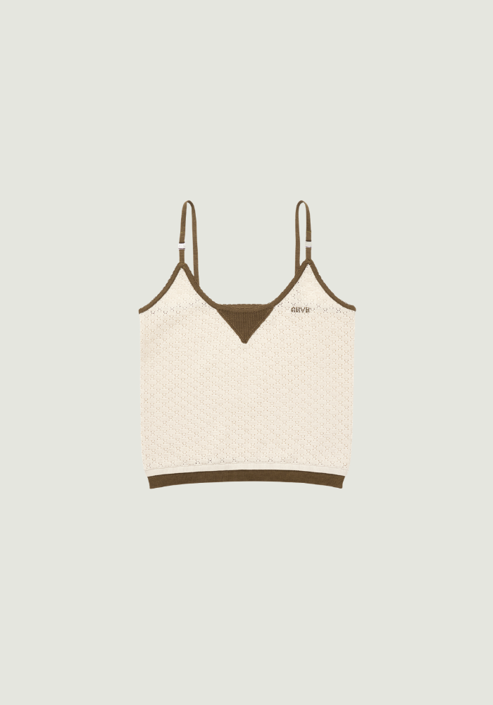 CLORIN KNIT SLEEVELESS