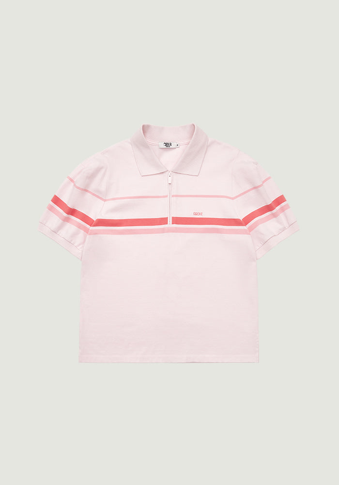 26SS LIAM HALF ZIP-UP COLLAR T-SHIRT