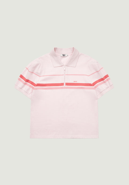 26SS LIAM HALF ZIP-UP COLLAR T-SHIRT