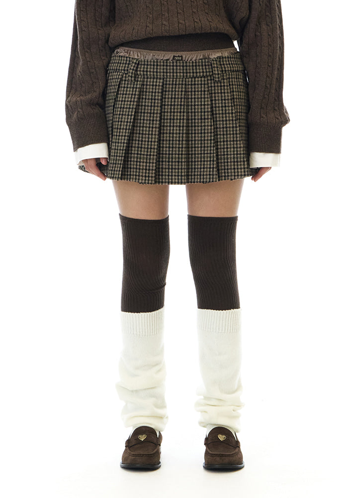 HAZE CHECK SKIRT – GRVR