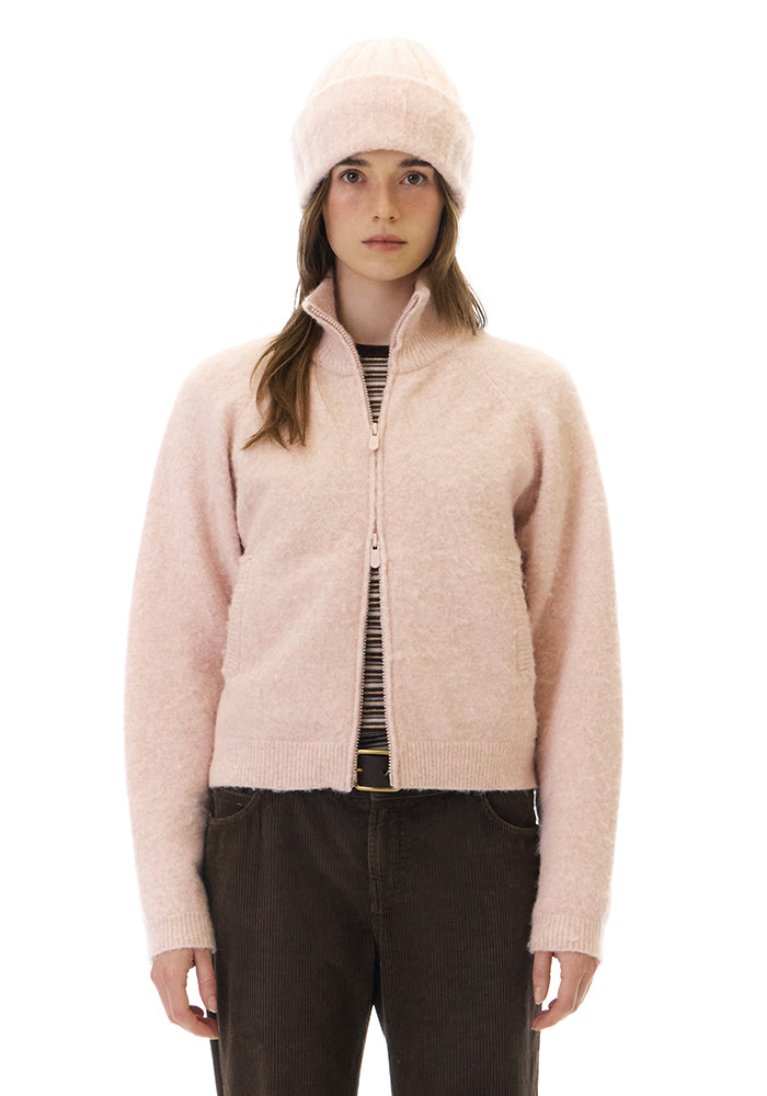 HUG KNIT ZIP-UP