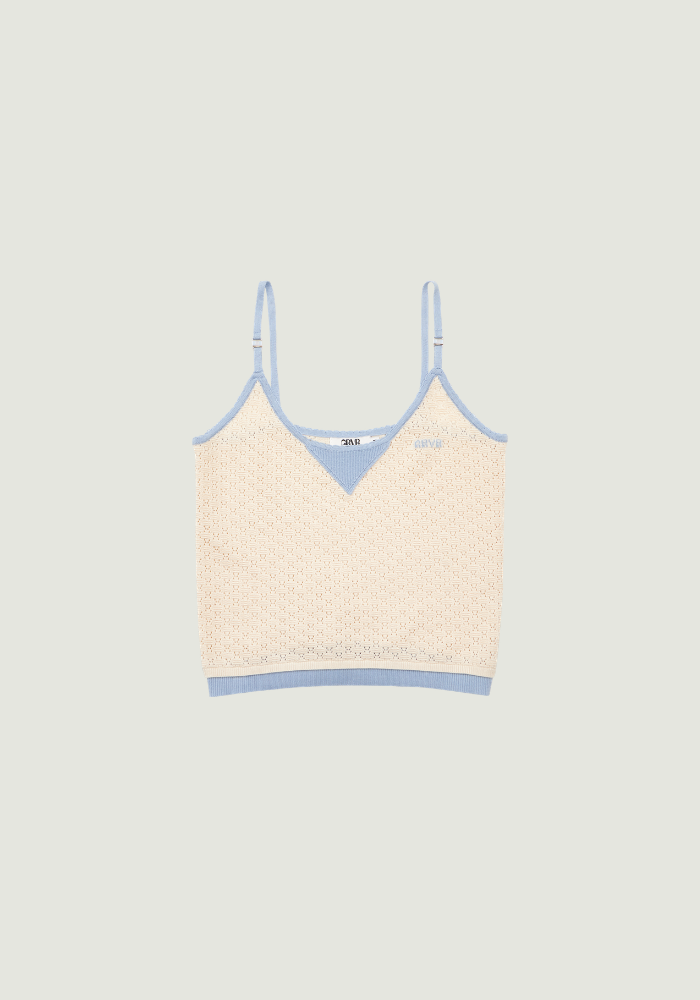 CLORIN KNIT SLEEVELESS