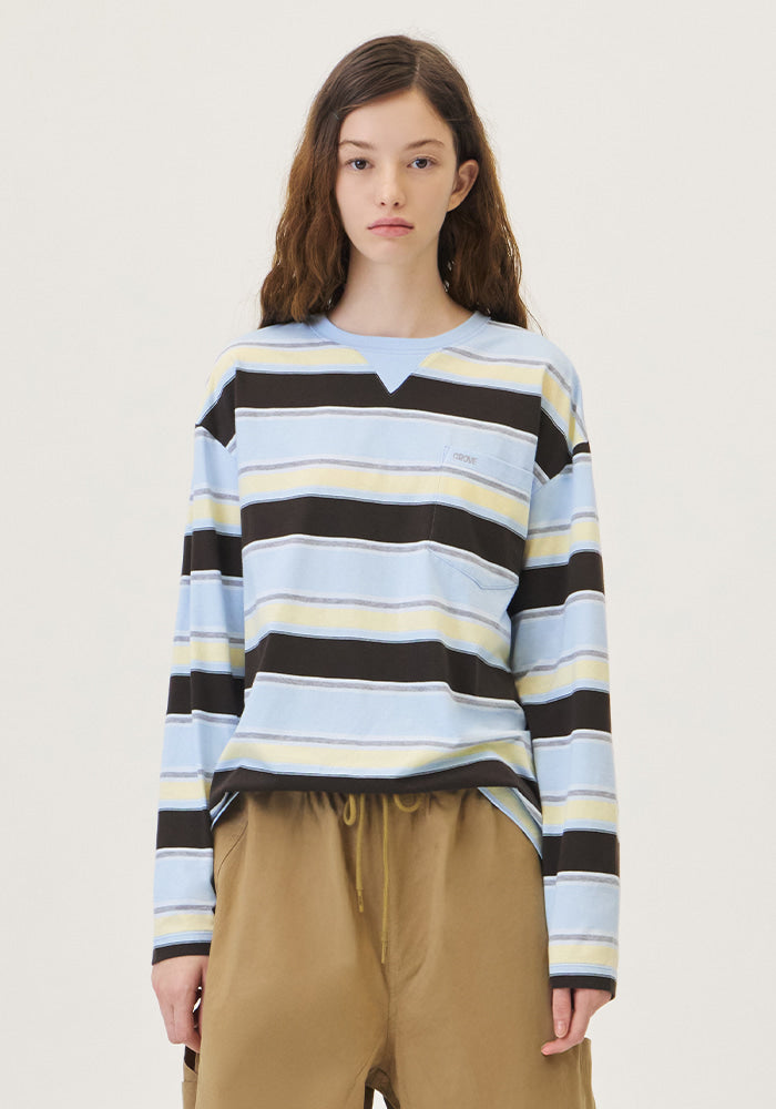 TALIN STRIPE L/S T-SHIRT