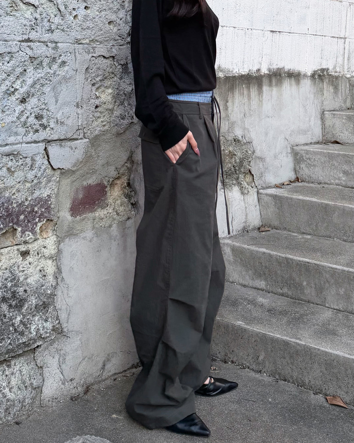 MADISON LAYERED PANTS [Japan exclusive]
