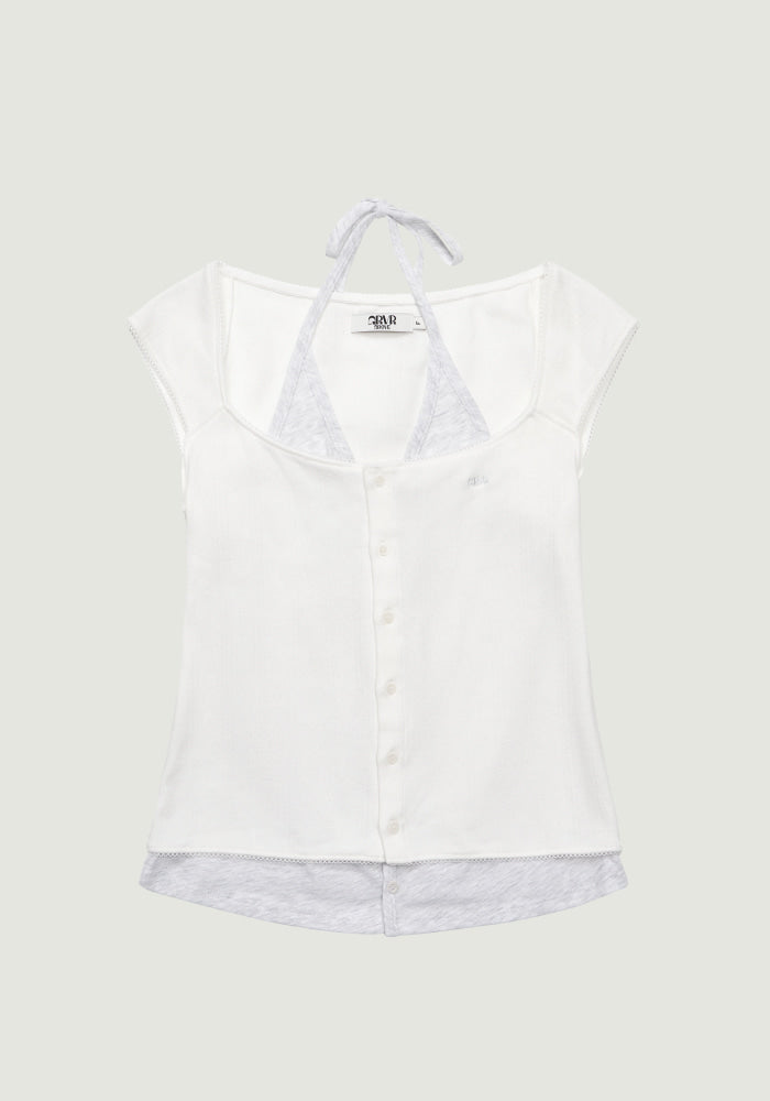 MAGARET HALTER H/S T-SHIRT