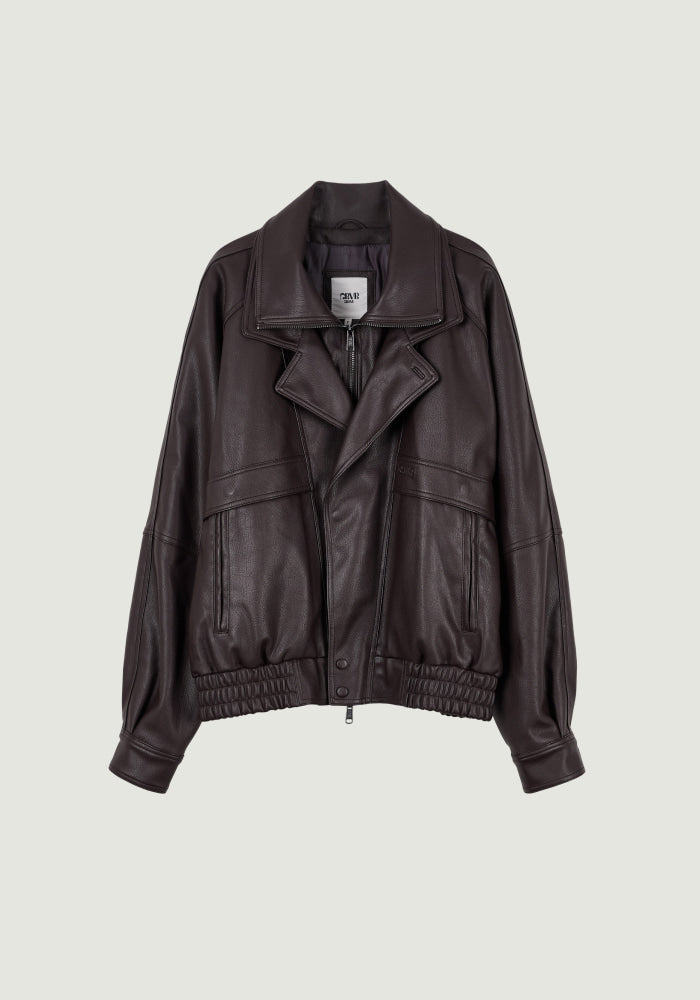 ELSA LEATHER JUMPER