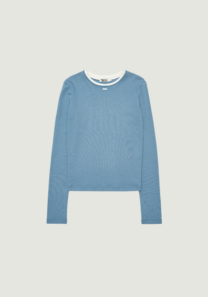 EMBER DOUBLE NECK T-SHIRT