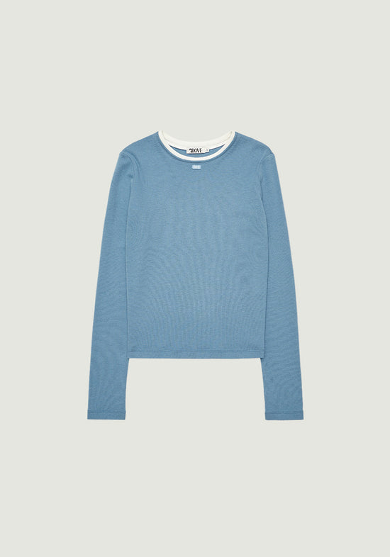 EMBER DOUBLE NECK T-SHIRT