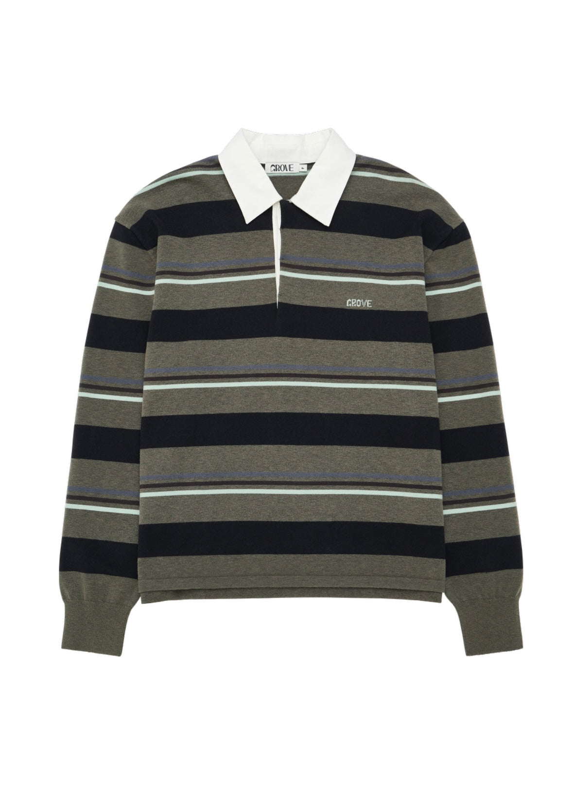 MIA STRIPE COLLAR KNIT