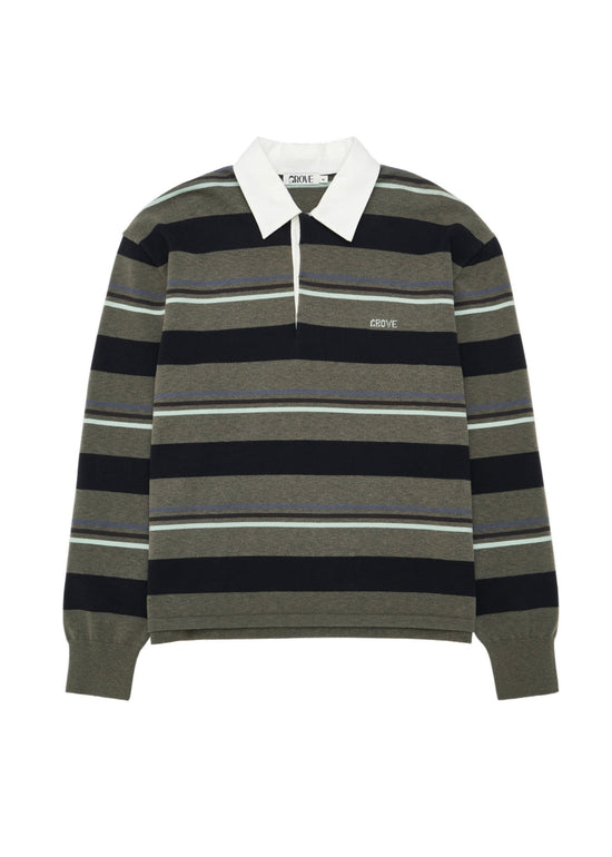 MIA STRIPE COLLAR KNIT
