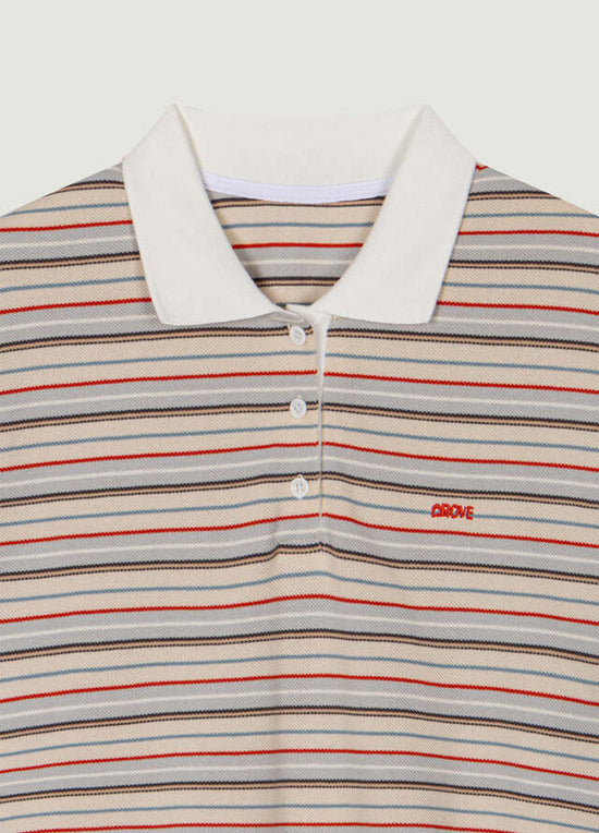 TIA STRIPE PIQUE SHIRT
