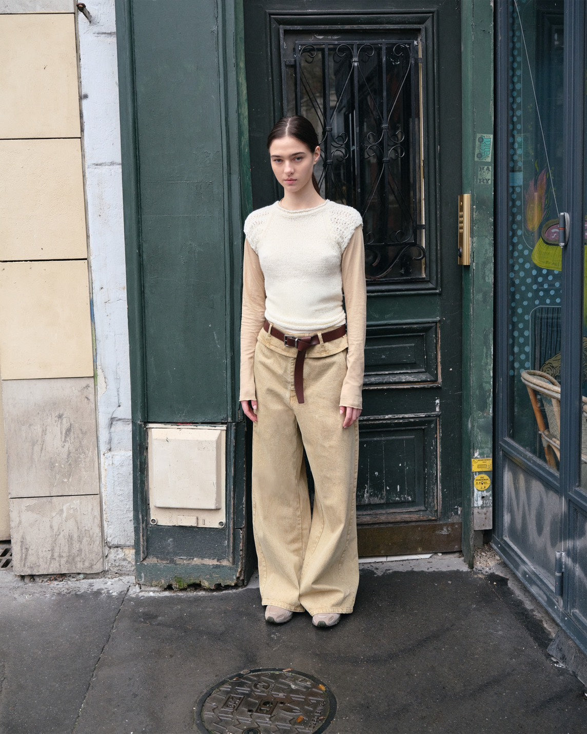 JACE NET HALF SLEEVE KNIT